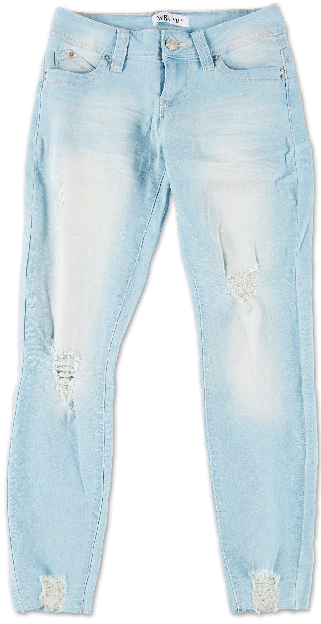 juniors distressed skinny jeans