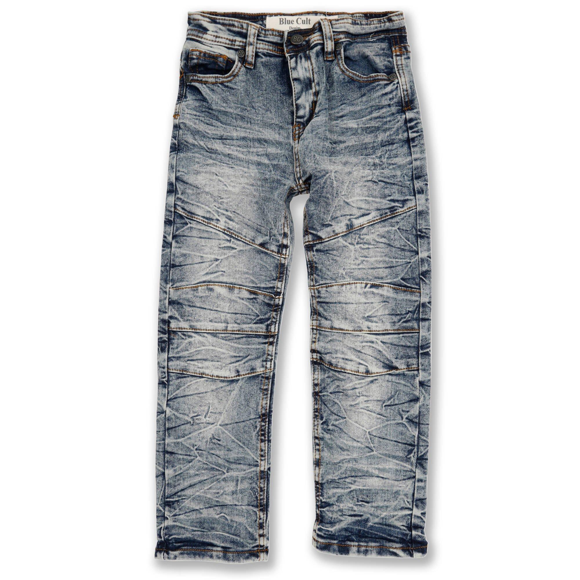 acid washed moto jeans