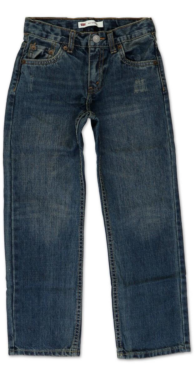 Boys Straight Leg Jeans Medium Wash Burkes Outlet 5741