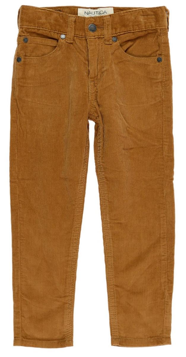 Boys 5-Pocket Corduroy Pants - Khaki (4-7) | Burkes Outlet