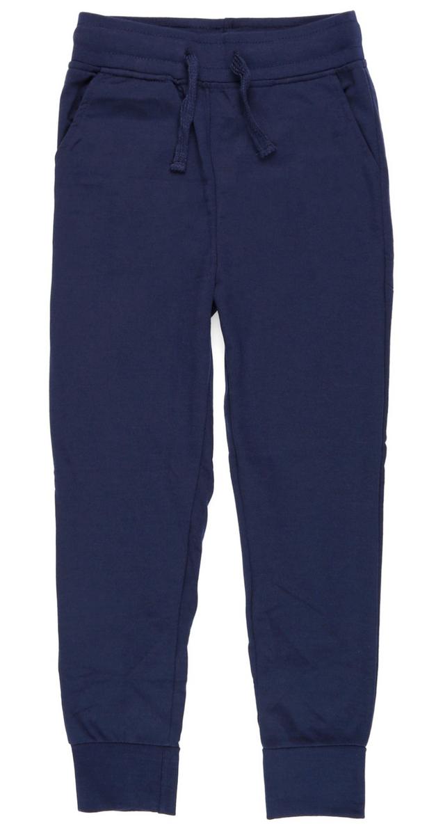 Boys Tapered Joggers - Navy | Burkes Outlet