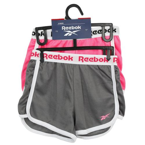 2 Pack Reebok Girls Performance Active Shorts