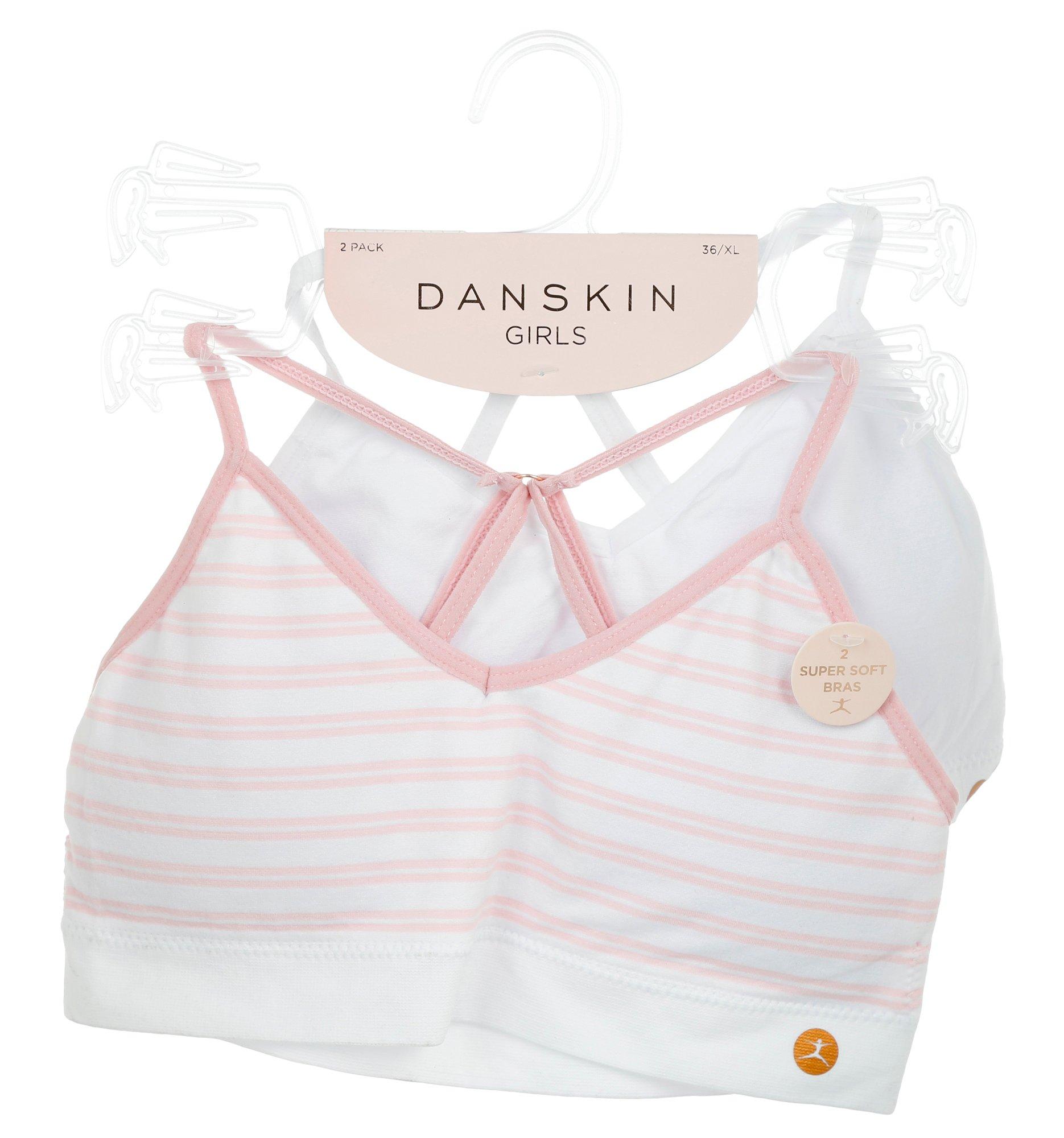 danskin girls bra