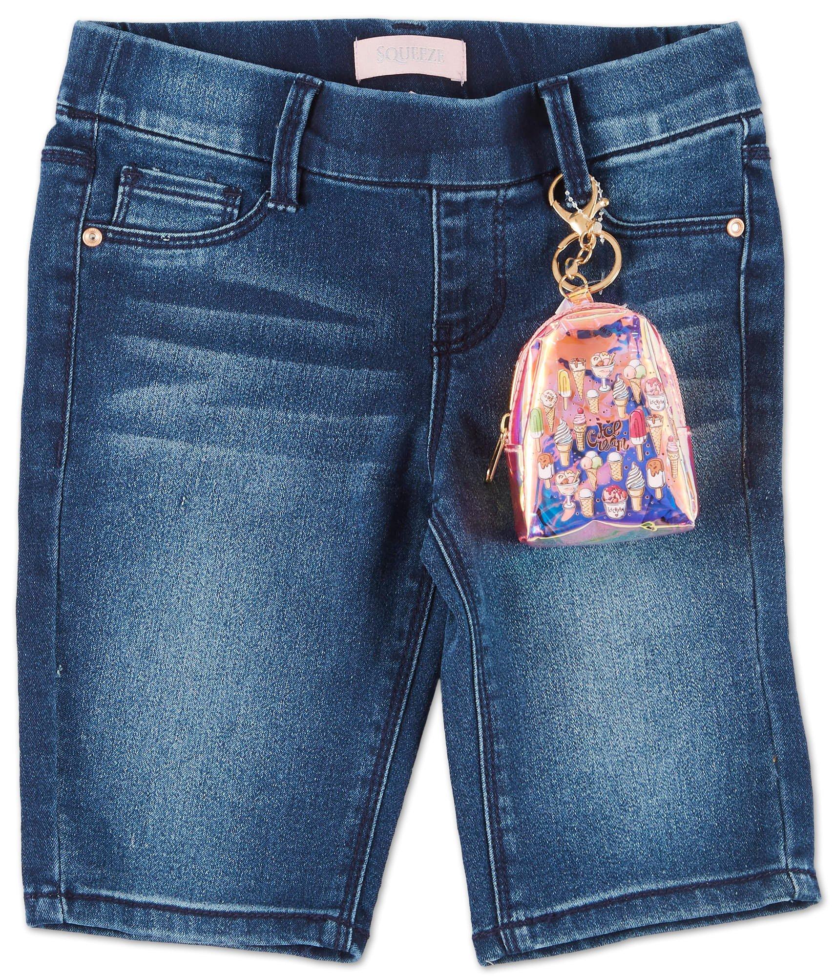 girls bermuda jean shorts