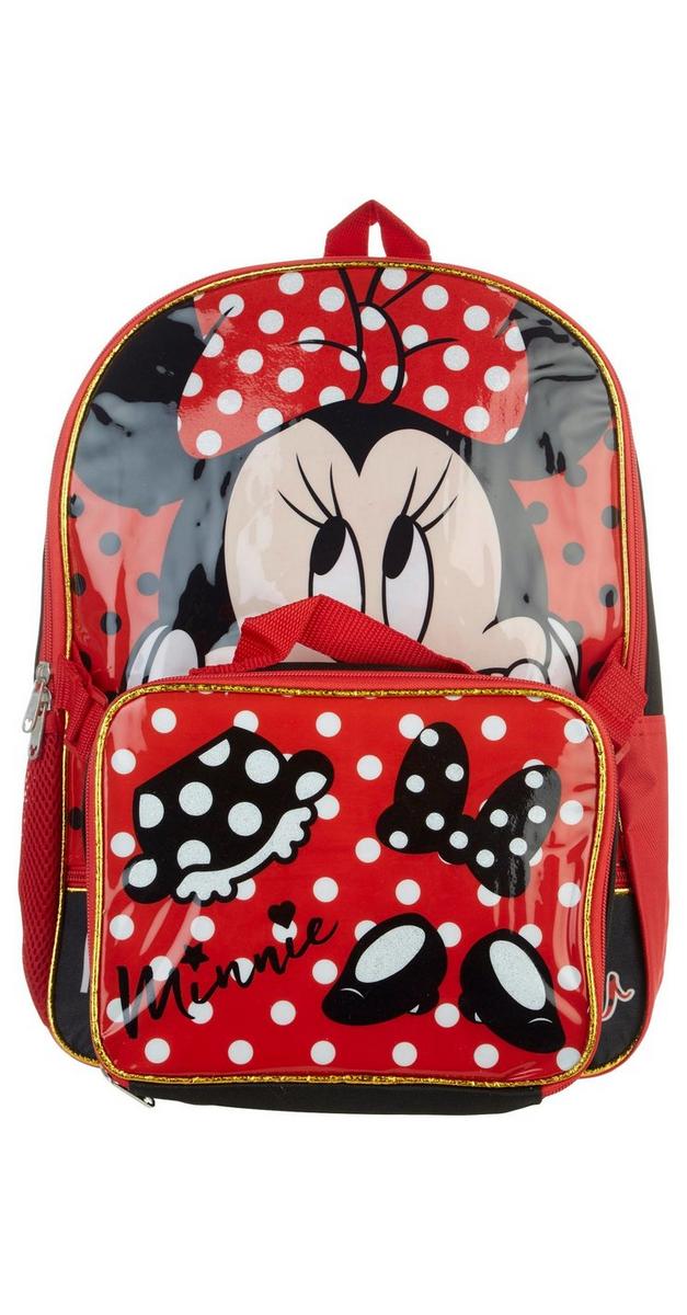 minnie mouse backpack and lunchbox set