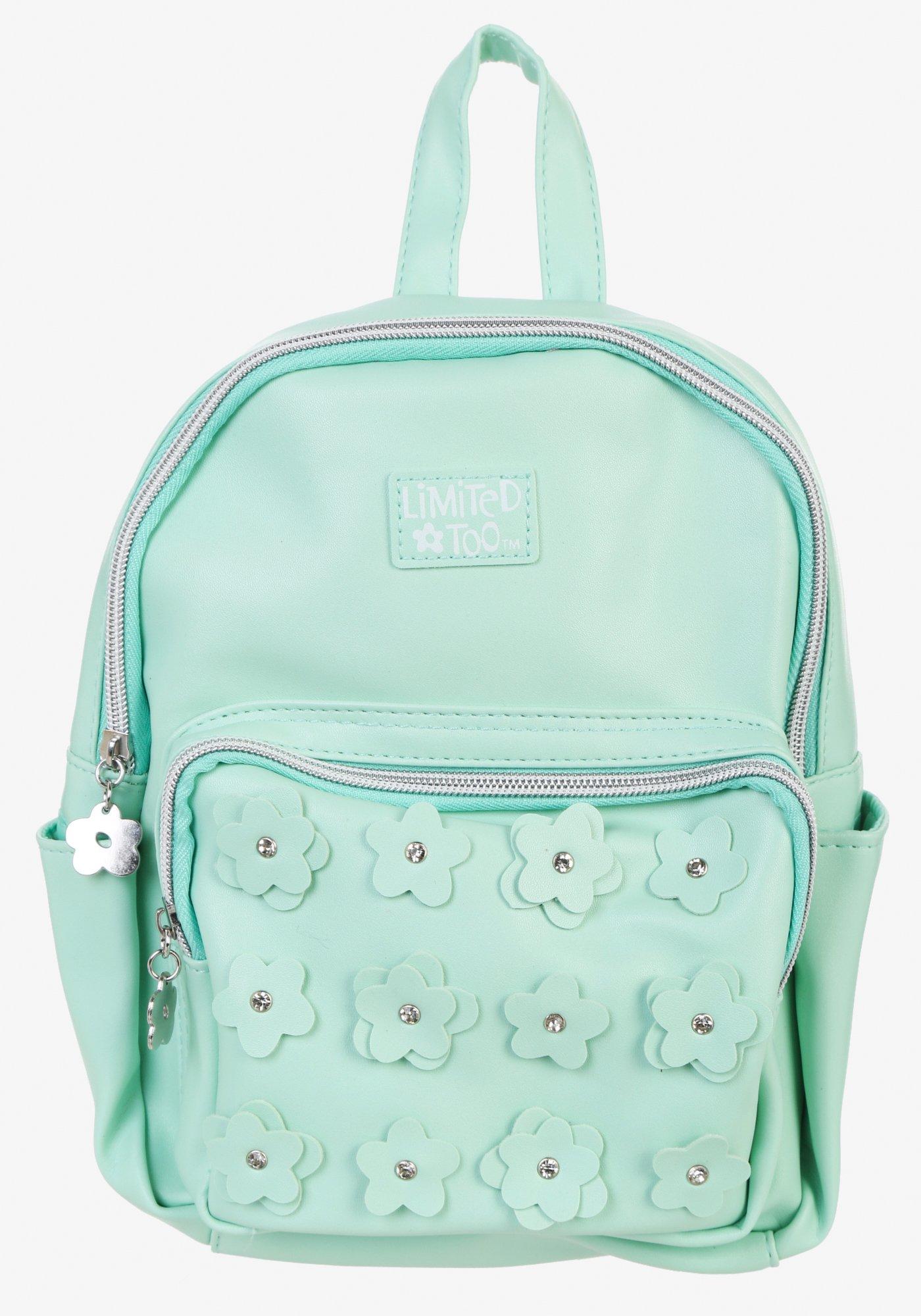 mint green mini backpack