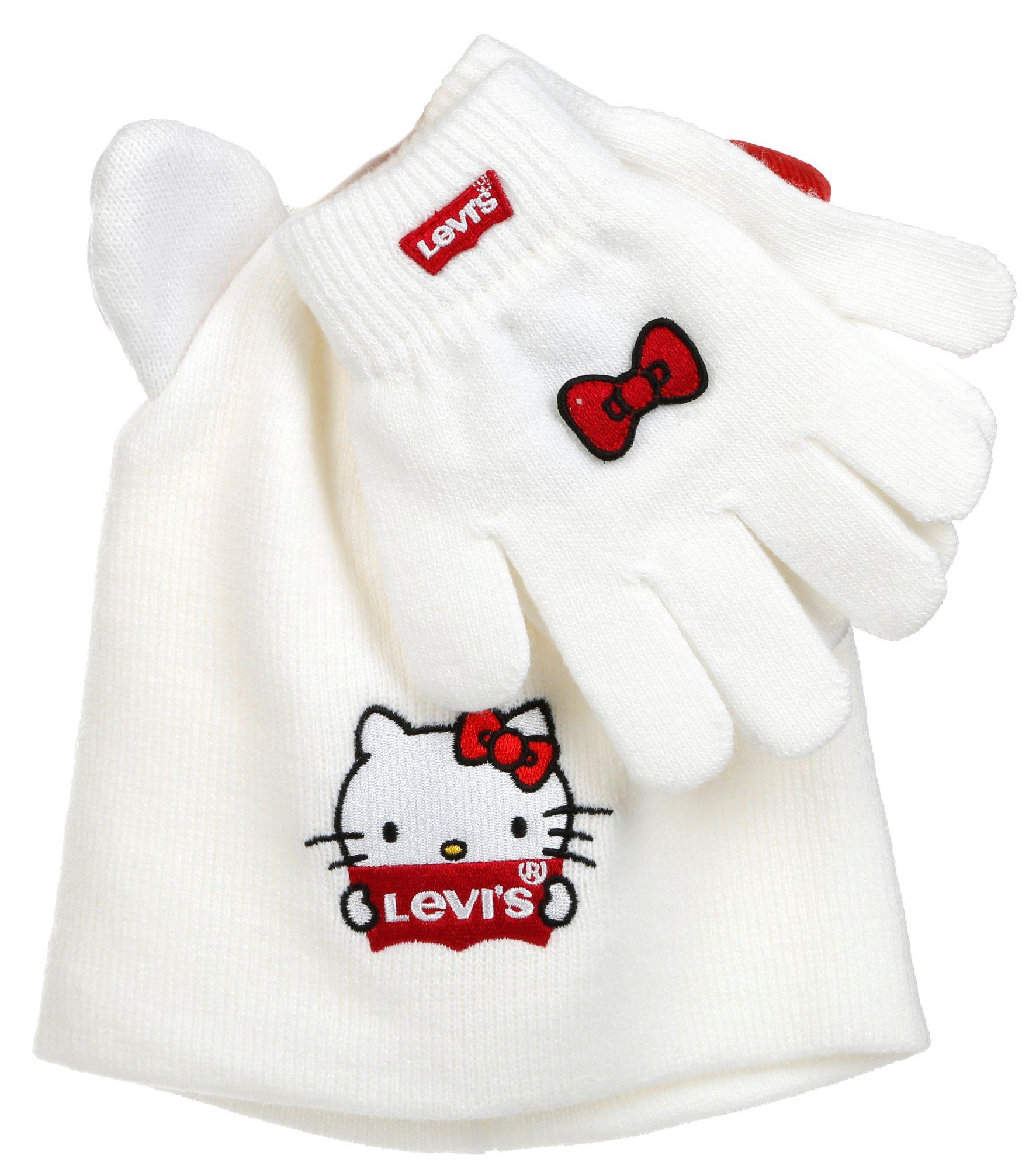hello kitty hat and gloves