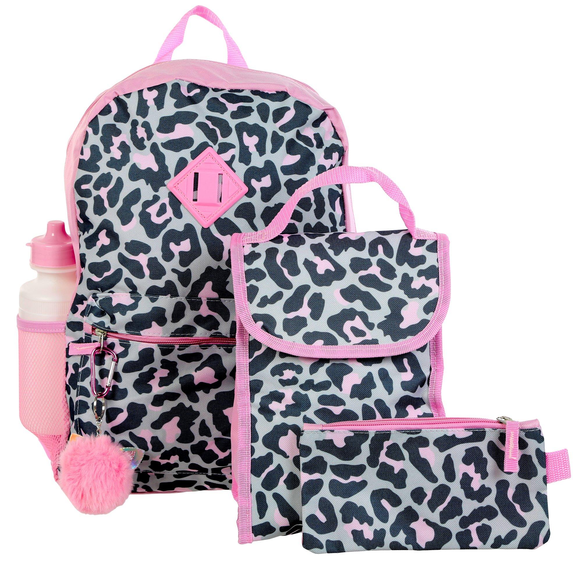 pink cheetah backpack