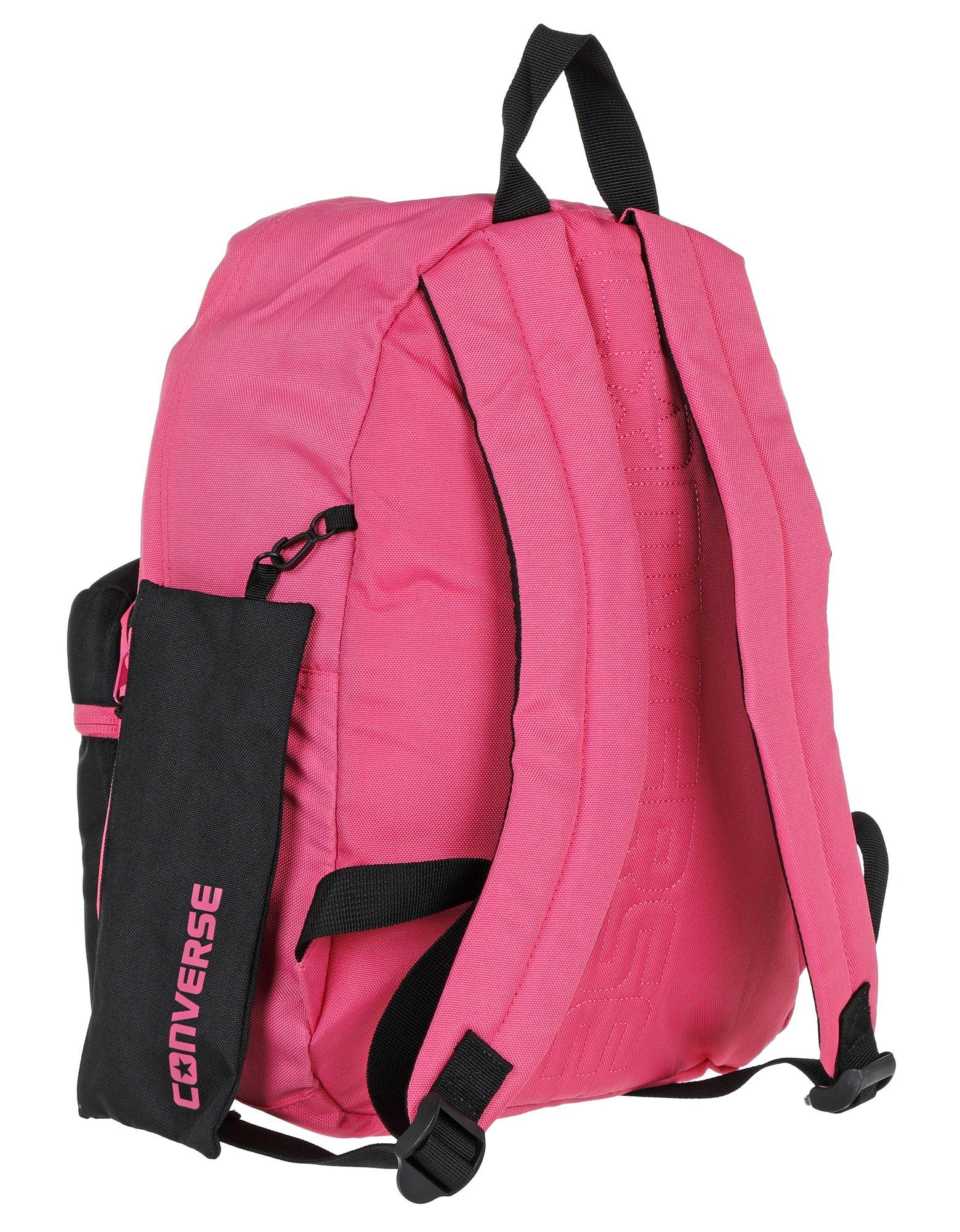 black and pink converse backpack