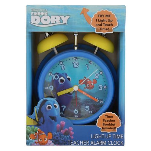 Disney Finding Dory Alarm Clock Kids Light Up Time Teach me Time 