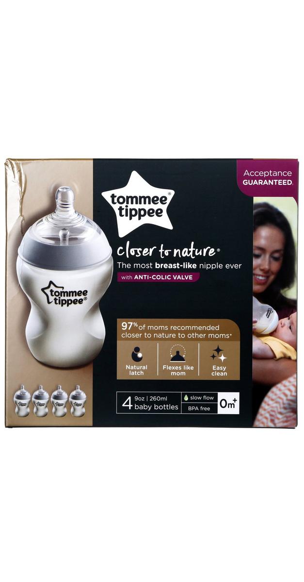 4 pk closer to nature slow flow baby bottles burkes outlet