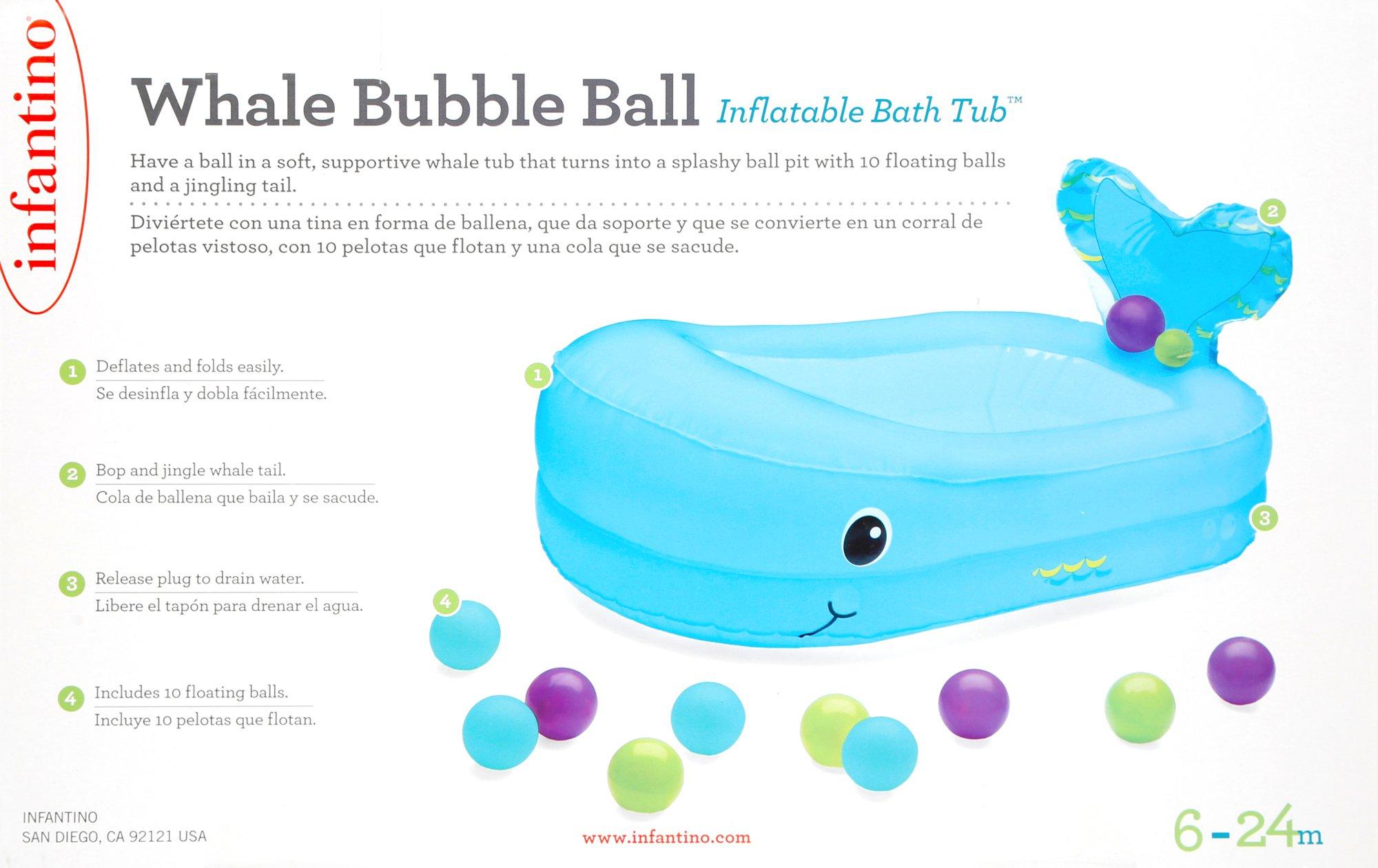 inflatable whale tub