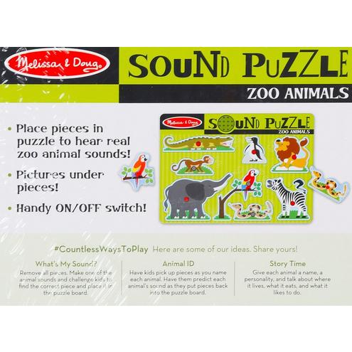 Zoo Animal Sound Puzzle | Burkes Outlet