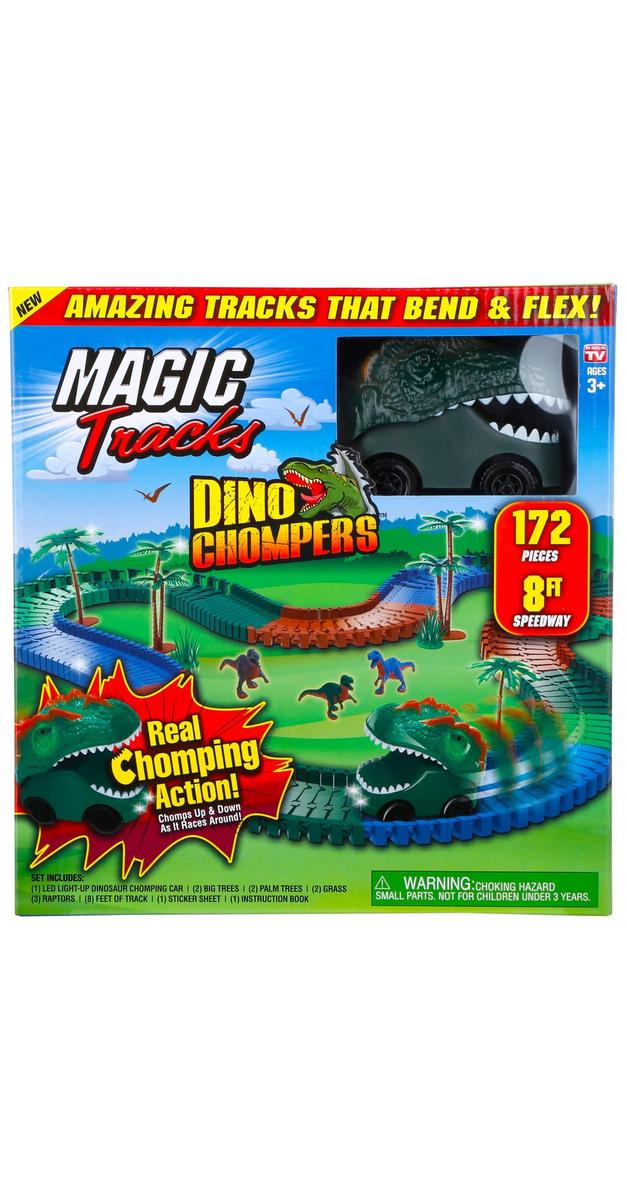 8 Ft. Dino Chompers Magic Tracks Playset | Burkes Outlet