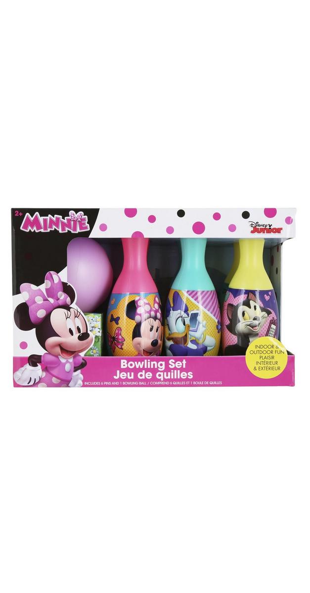 minnie mouse bowling set