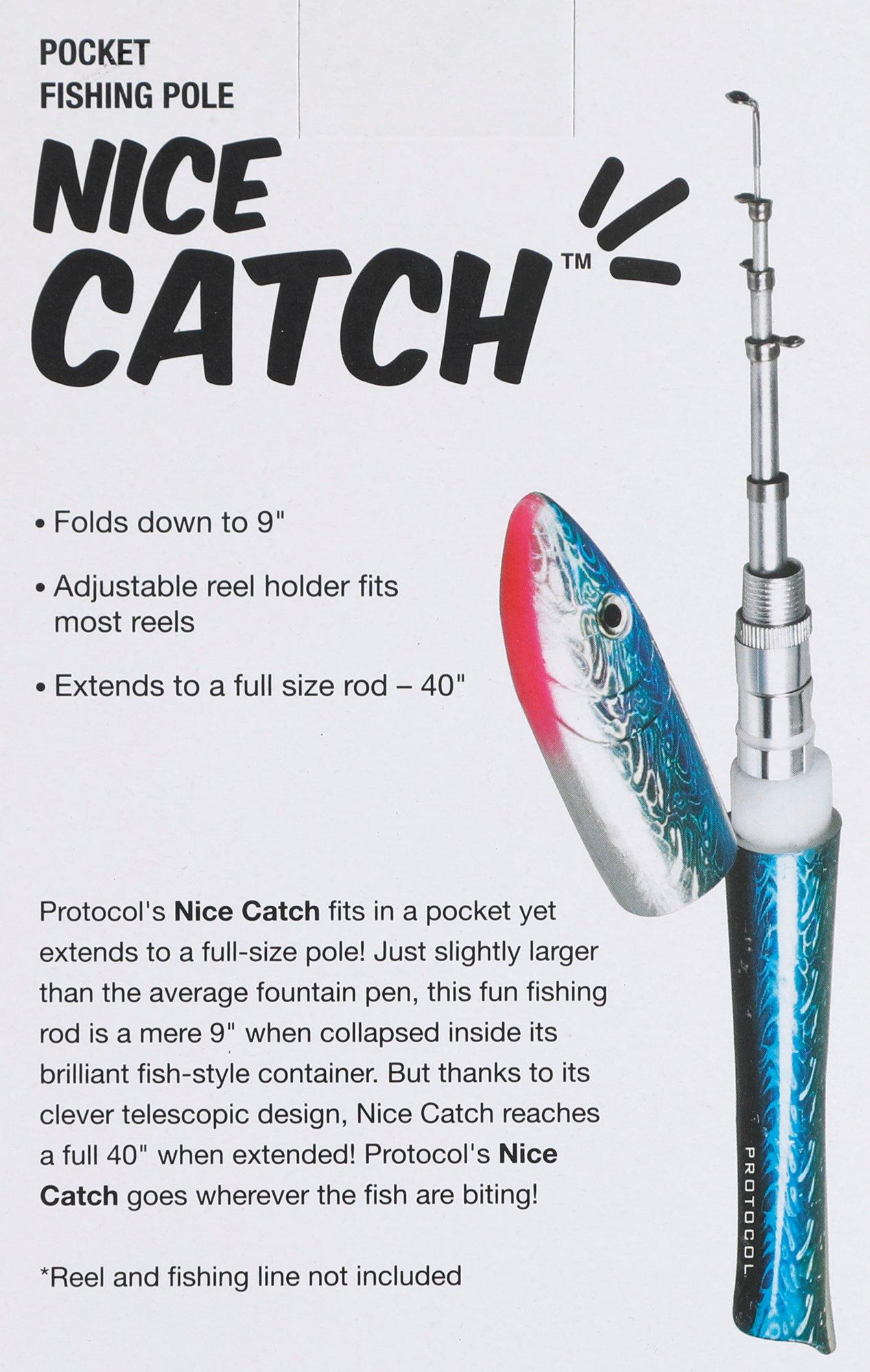 protocol nice catch pocket fishing pole