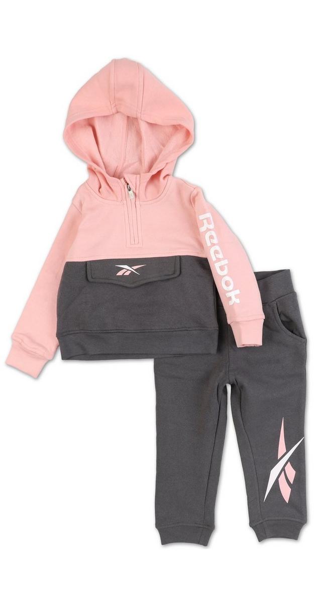 Toddler Girls Active 2 Pc Pants Set - Pink | Burkes Outlet
