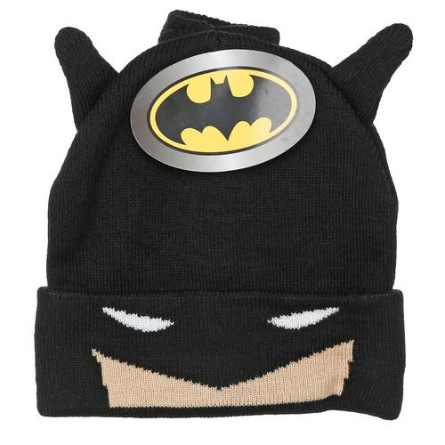 Boys 2 Pc Batman Hat & Glove Set - Black | Burkes Outlet