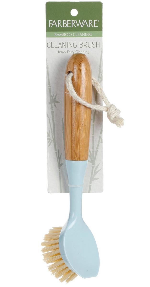 Bamboo Cleaning Brush Blue Burkes Outlet