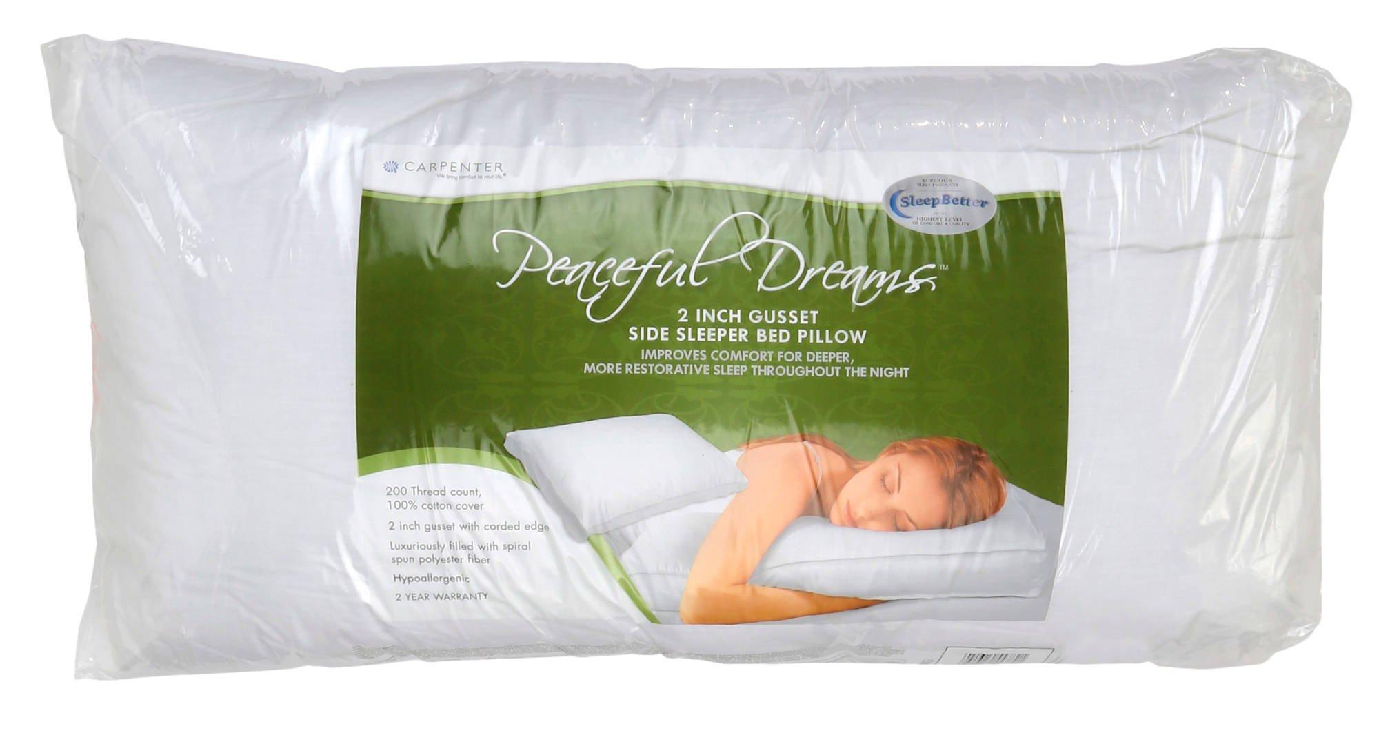 King Peaceful Dreams Side Sleeper Bed Pillow Burkes Outlet