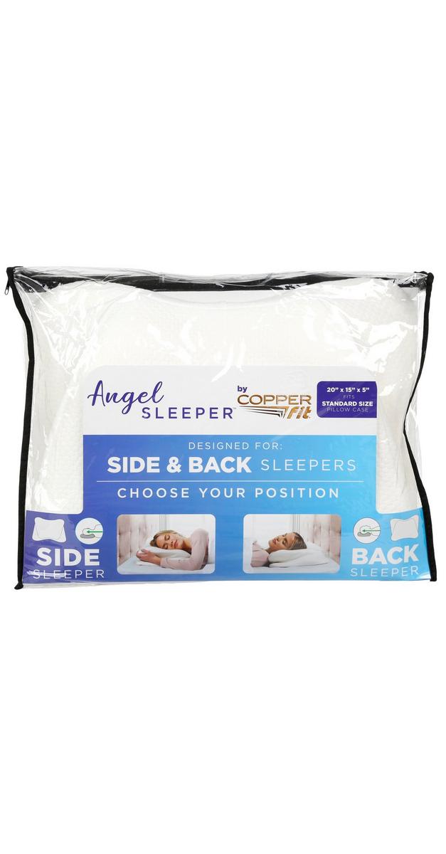 Standard Angel Sleeper Pillow White Burkes Outlet