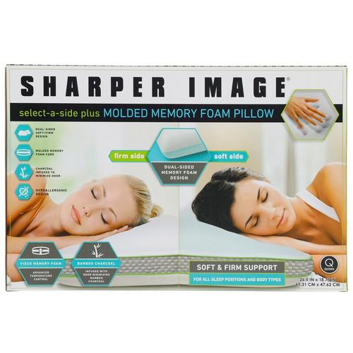 Queen Size Select A Side Molded Memory Foam Pillow Burkes Outlet