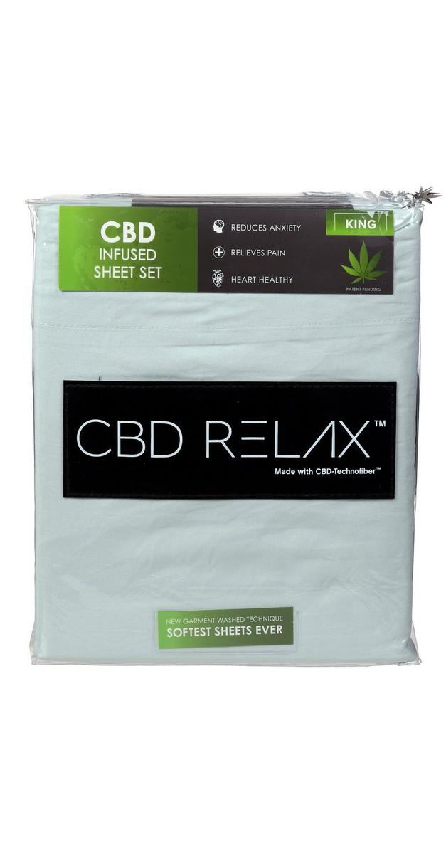 King Size 4 Pc CBD Infused Sheets Set Grey Burkes Outlet