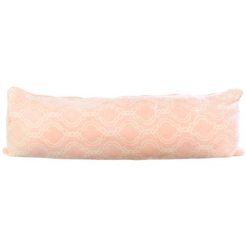 15x52 Medallion Body Pillow Light Pink Burkes Outlet