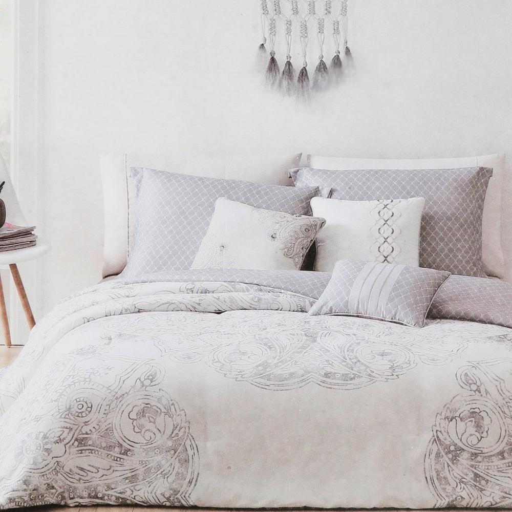 Renata 6 Pc Queen Comforter Set White Multi Burkes Outlet