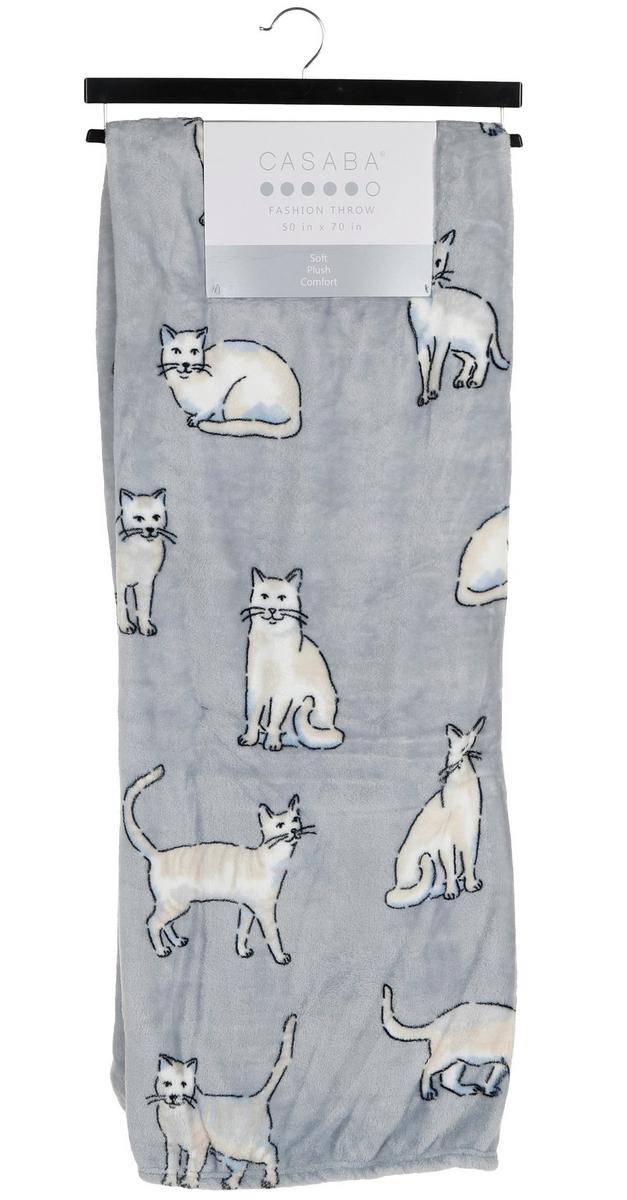 the big one plush throw blanket chonky cat