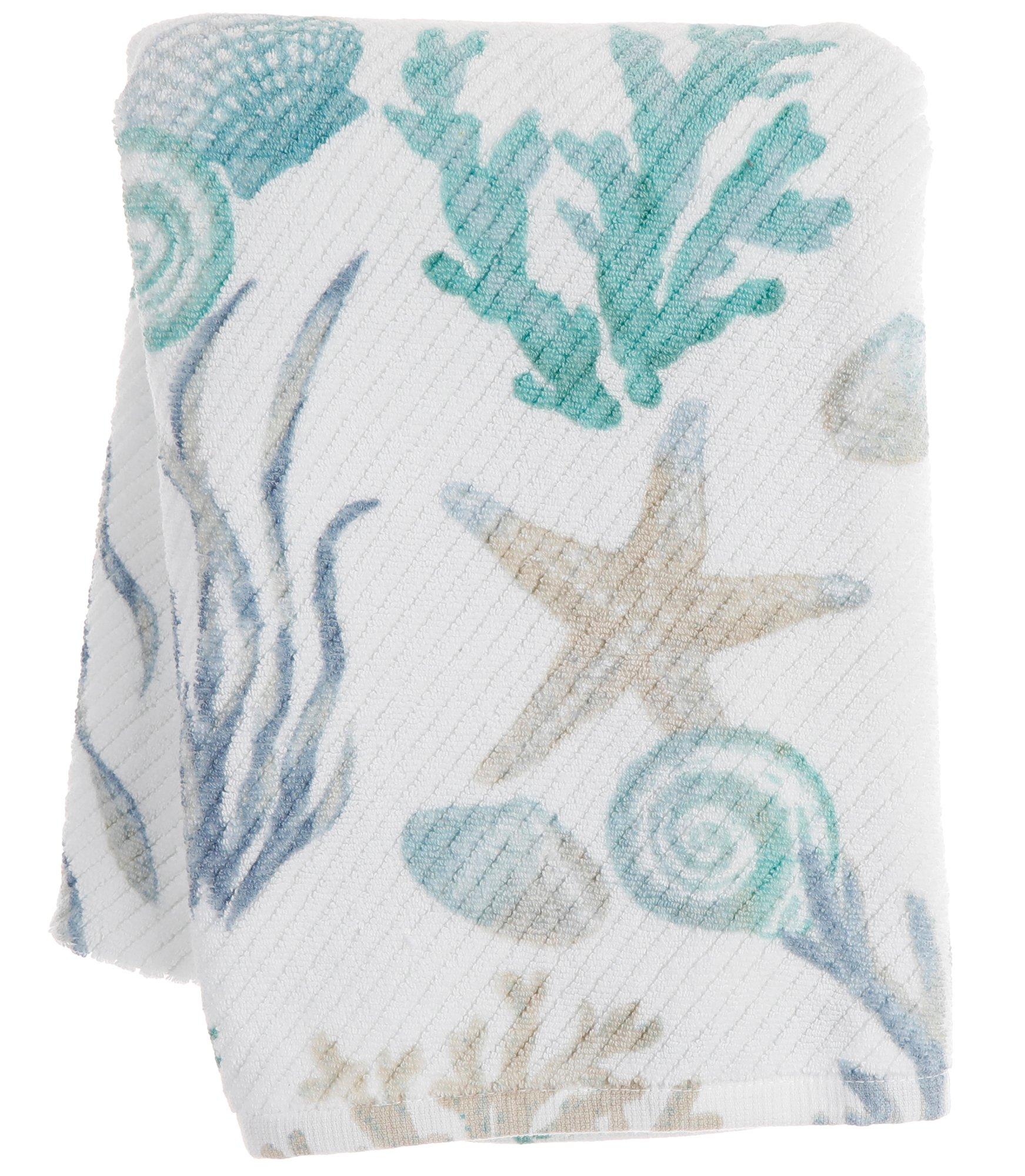 Seashell Print Bath Towel Seashell Burkes Outlet