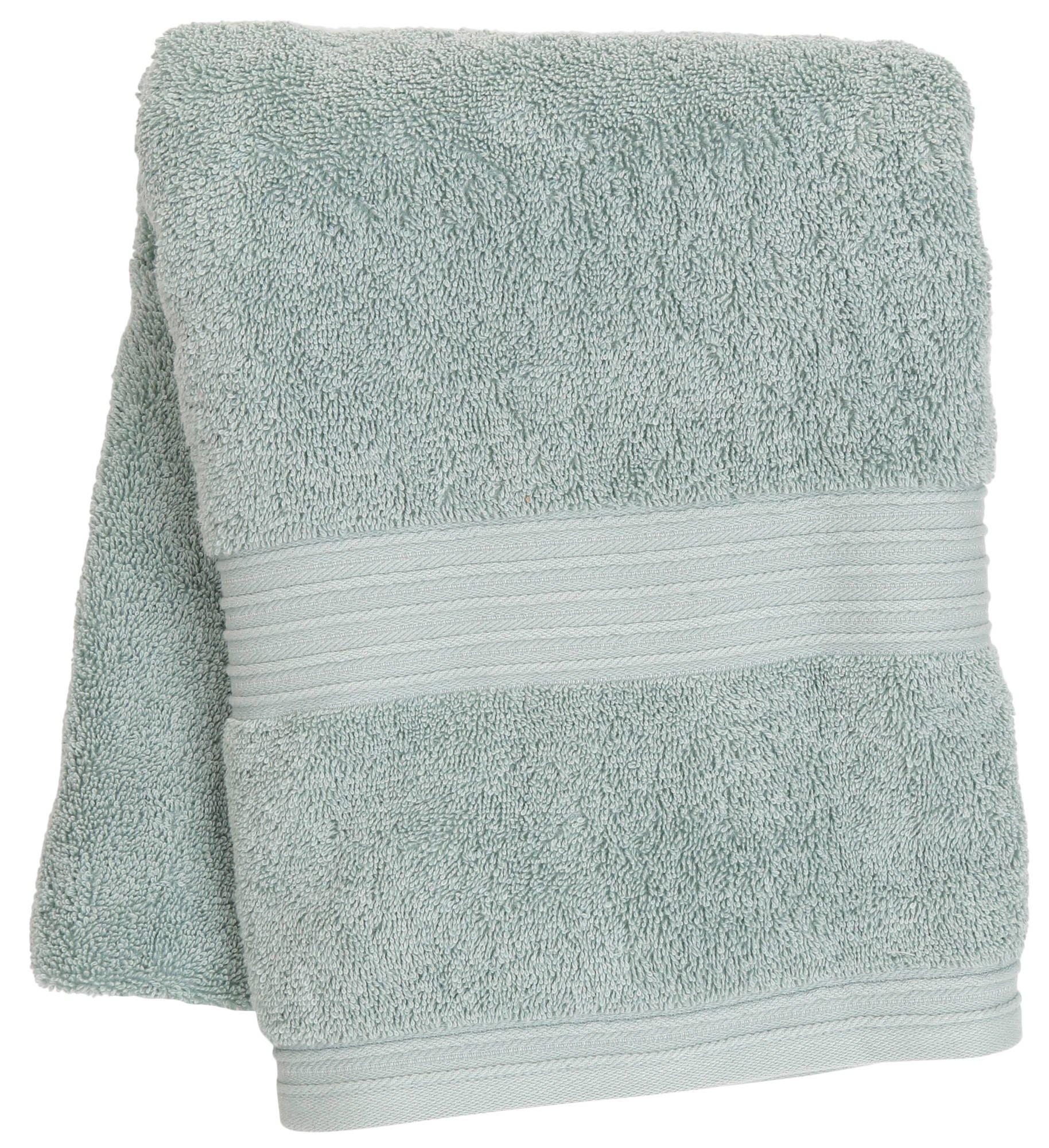 seafoam green bath towels