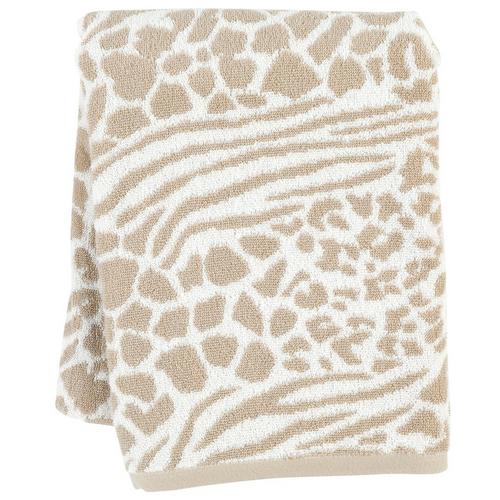 Safari Animal Print Bath Towel - Multi | Burkes Outlet