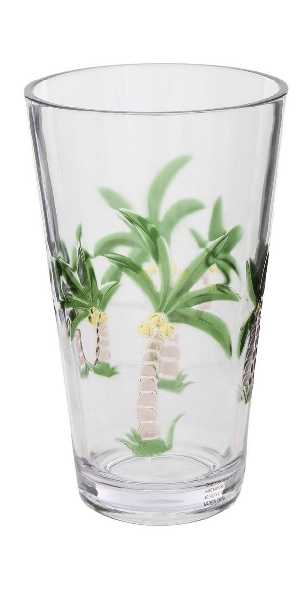 Palm Tree Drinking Glass Burkes Outlet