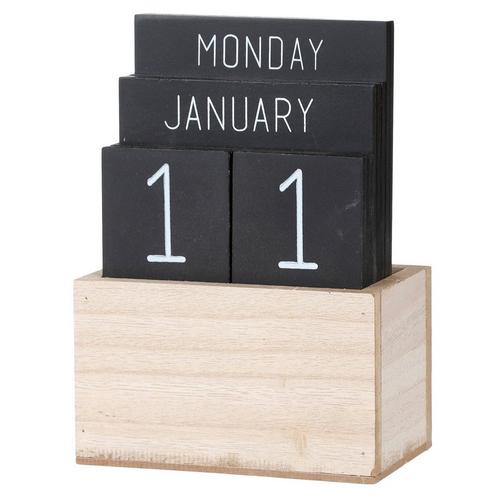 Perpetual Wood Block Calendar Burkes, How To Make A Perpetual Wooden Block Calendar