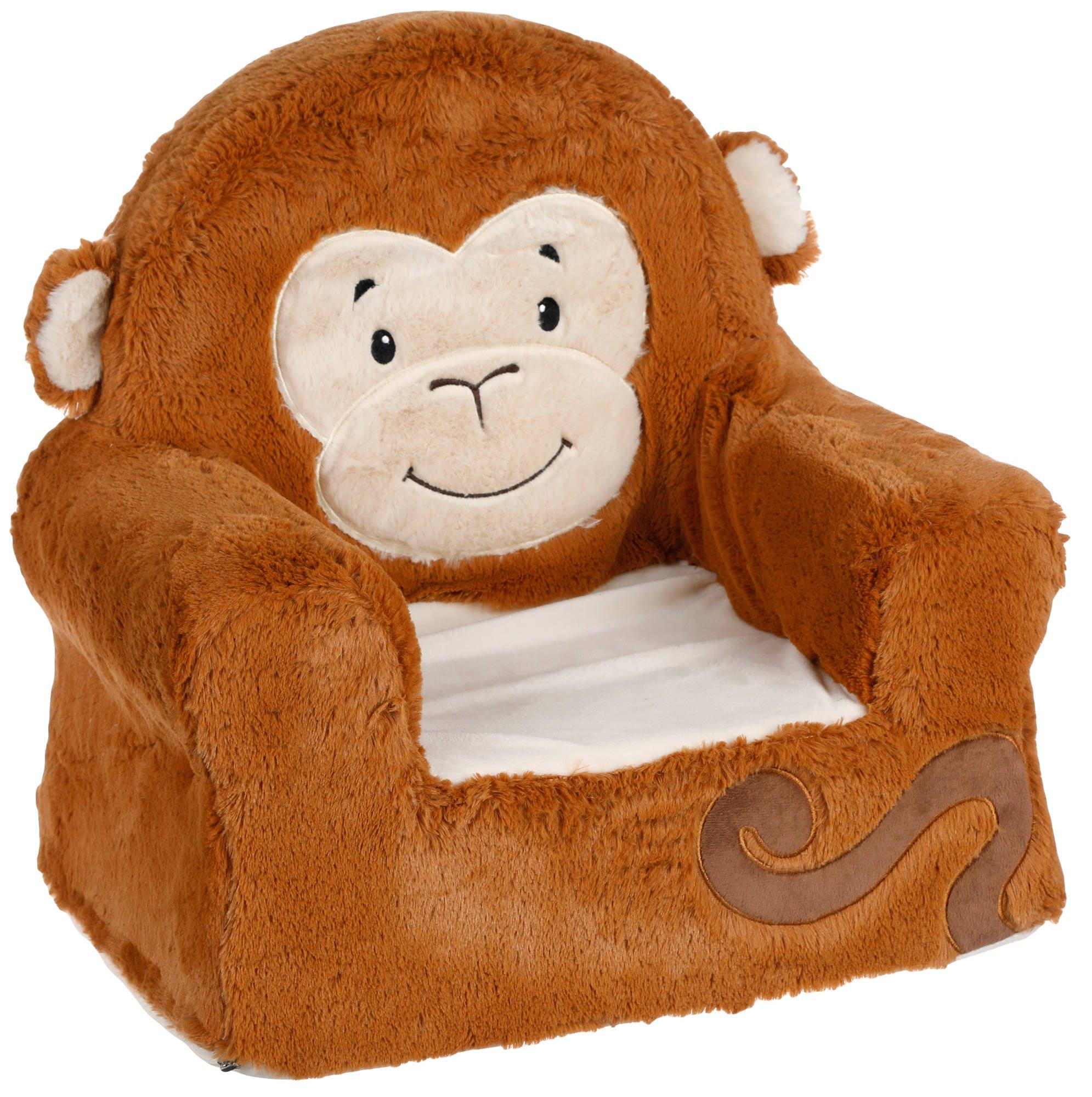 plush monkey chair