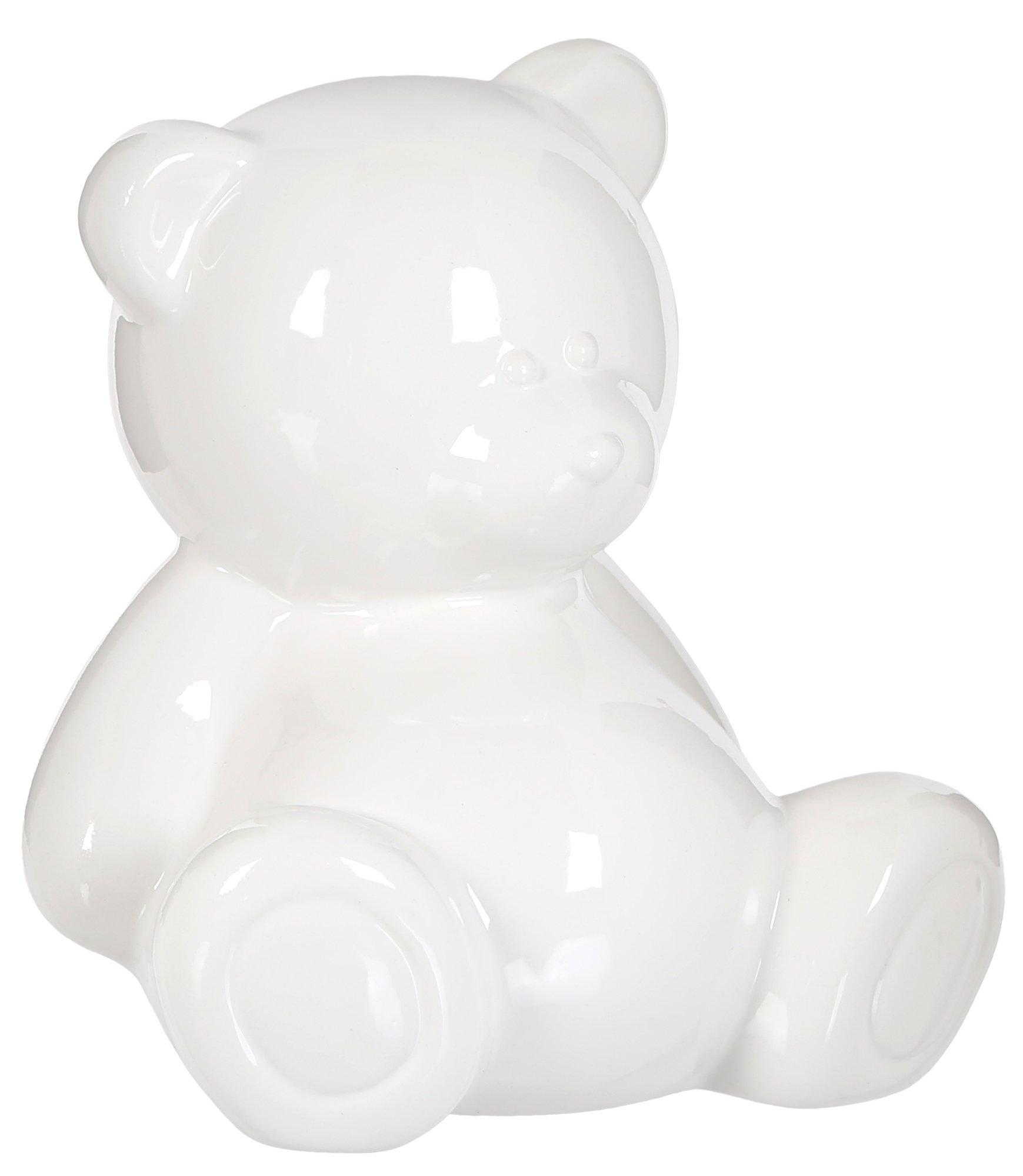 ceramic teddy bear piggy bank