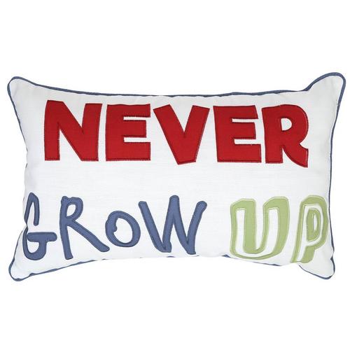 Boys Never Grow Up 19 Throw Pillow Burkes Outlet