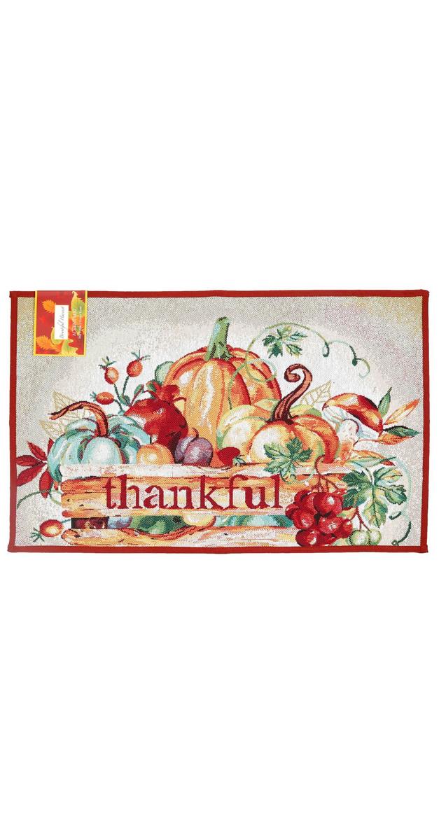 20x32 Harvest Thankful Accent Rug - Multi | Burkes Outlet