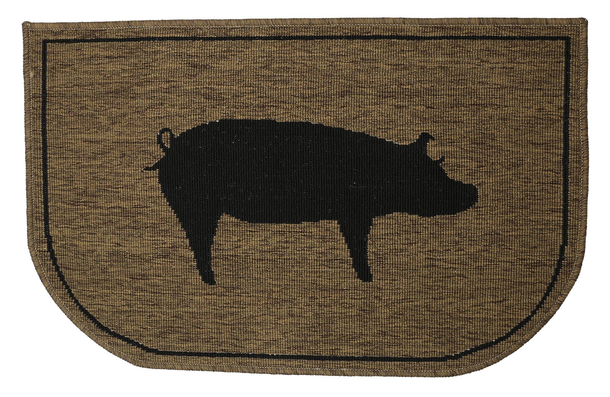 Pig 22x35 Kitchen Rug Natural Burkes Outlet   437 4152 4631 15 Yyy