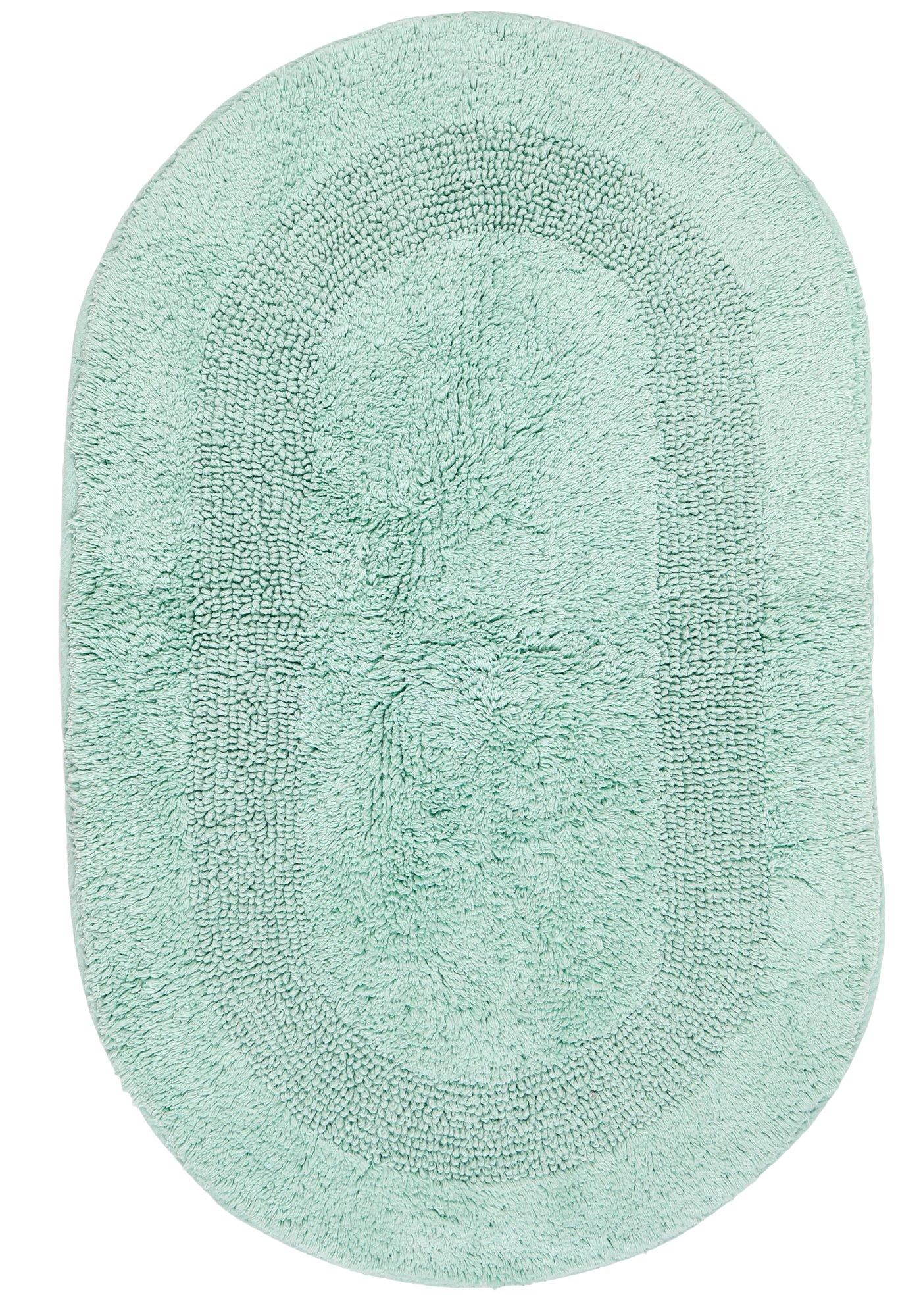 oval bath rug