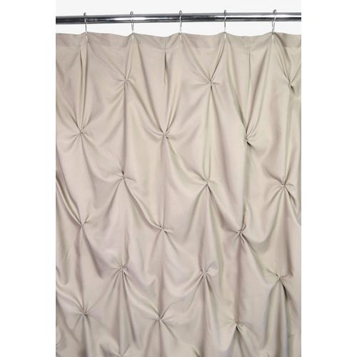 Poof Fabric Shower Curtain Tan Burkes Outlet