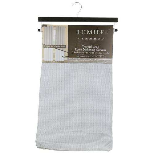 38x96 Thermal Lined Room Darkening Curtains Light Grey Burkes