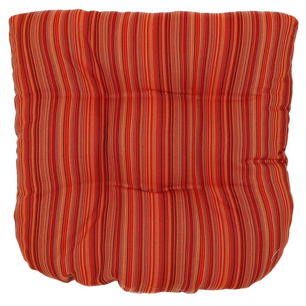 Rydell Patio Chair Cushion Red Multi Burkes Outlet