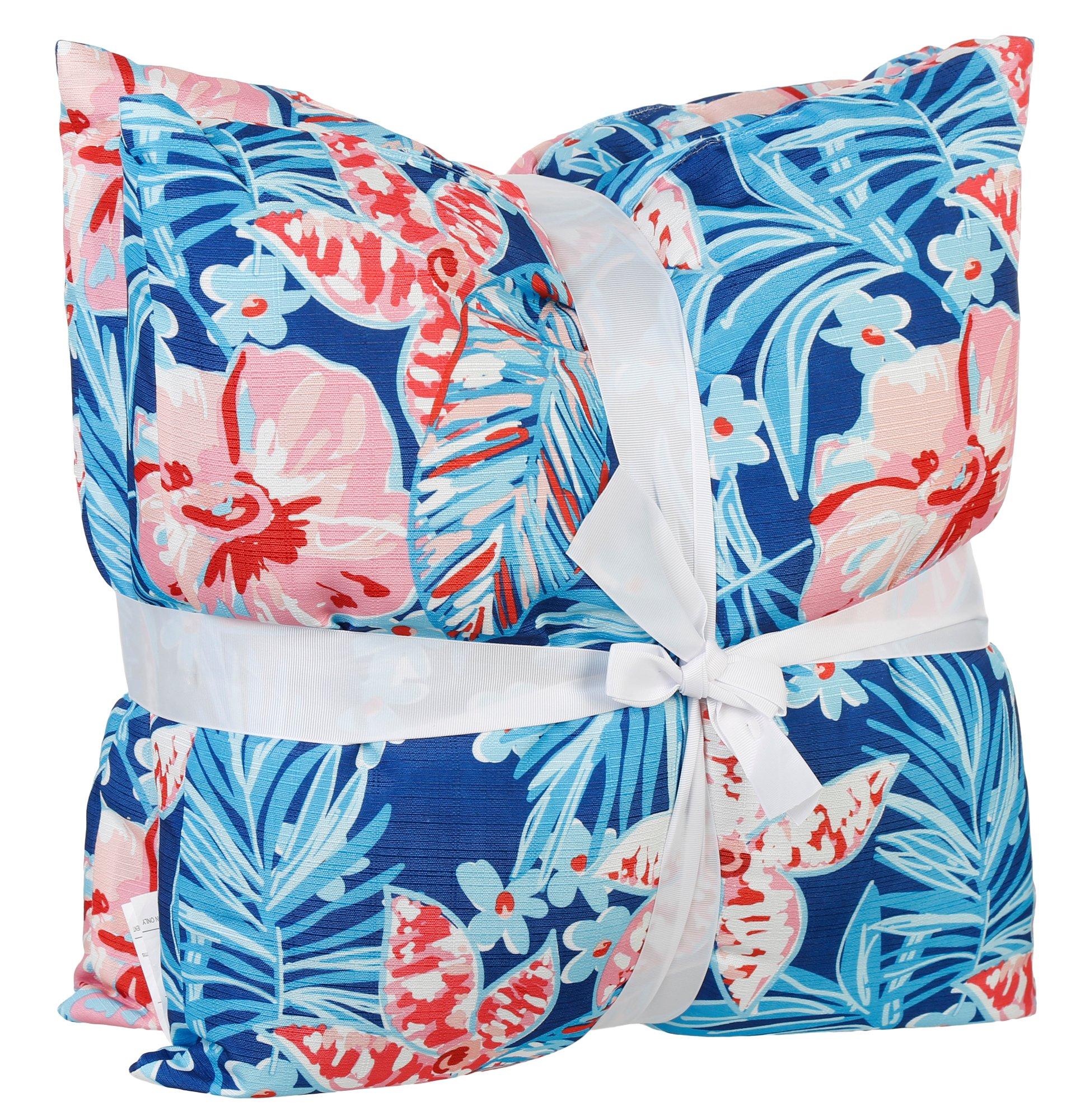 Bird Of Paradise Outdoor Throw Pillow Multi Burkes Outlet