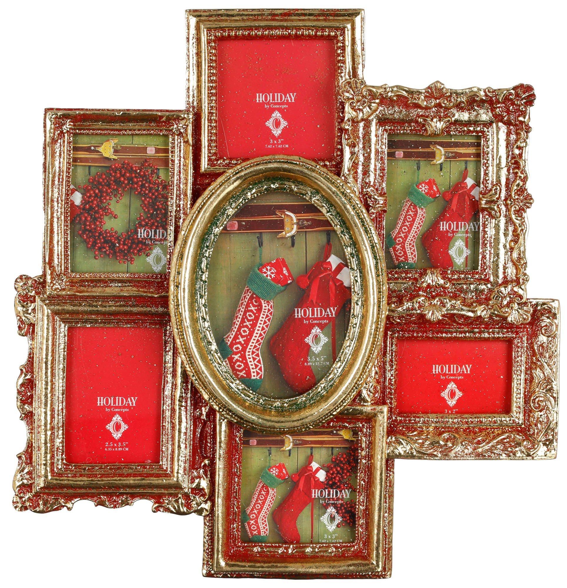 Holiday Collage Photo Frame Gold Multi Burkes Outlet Holiday Collage Photo Frame Gold Multi Burkes Outlet