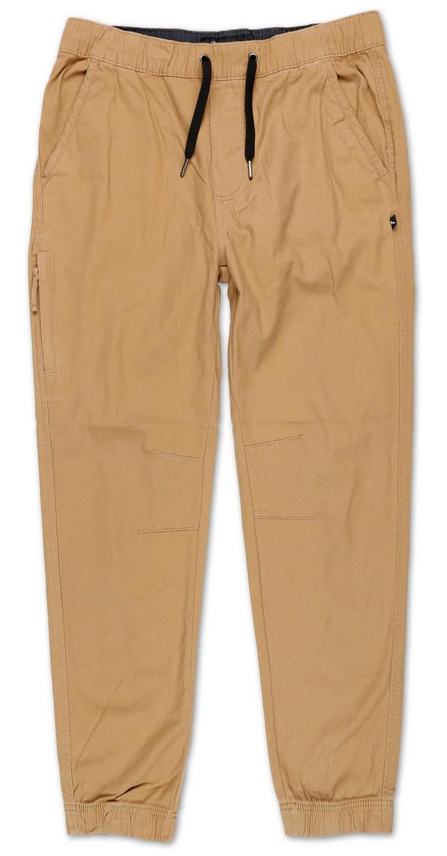 camel cashmere joggers