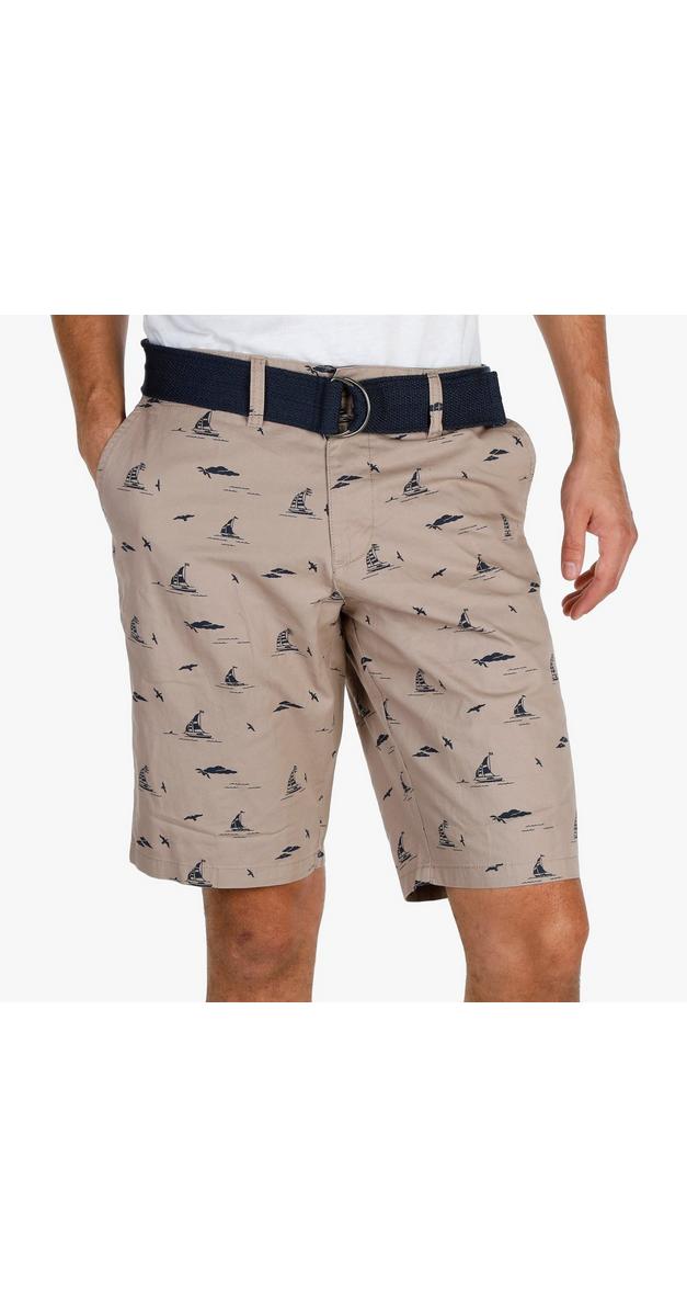 sailboat print mens shorts