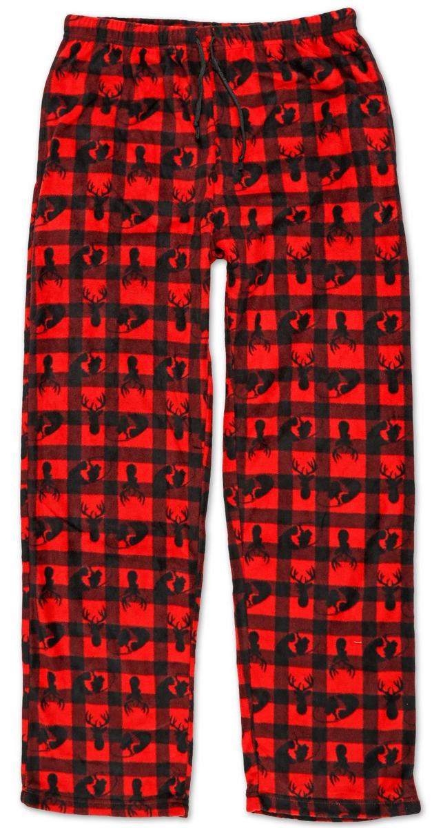 red pajama pants