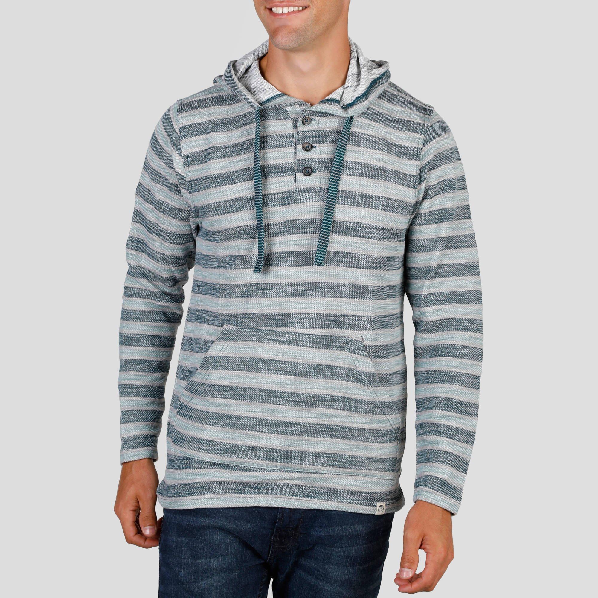 hooded henley shirt